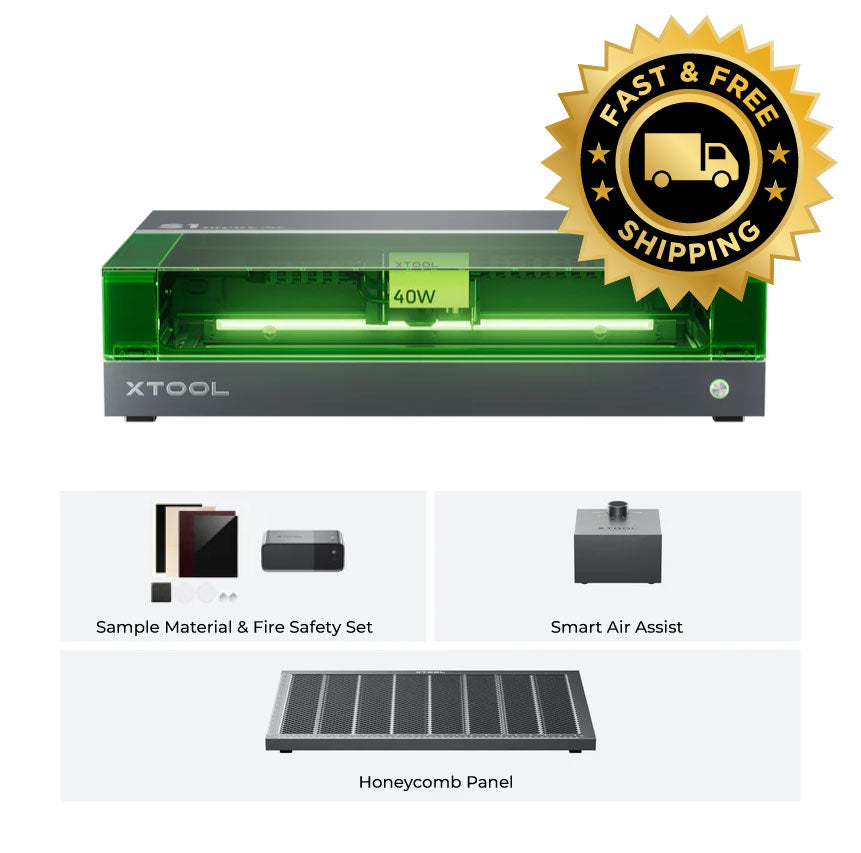 Xtools Led Base xTool S1: Black Basic Kit Enclosed Diode Laser Cutter – xTool Aussies ...