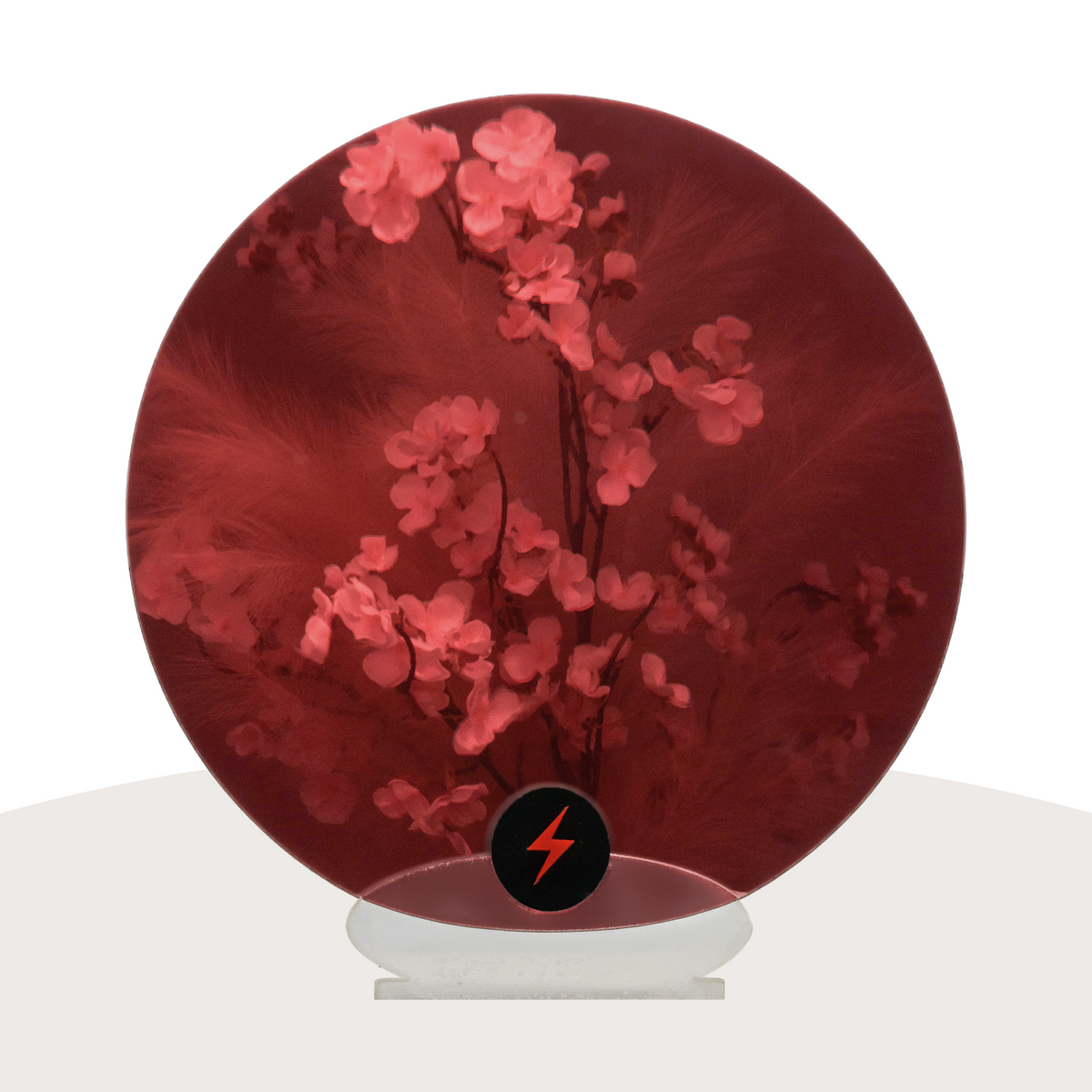 Red Mirror Acrylic — Front view
