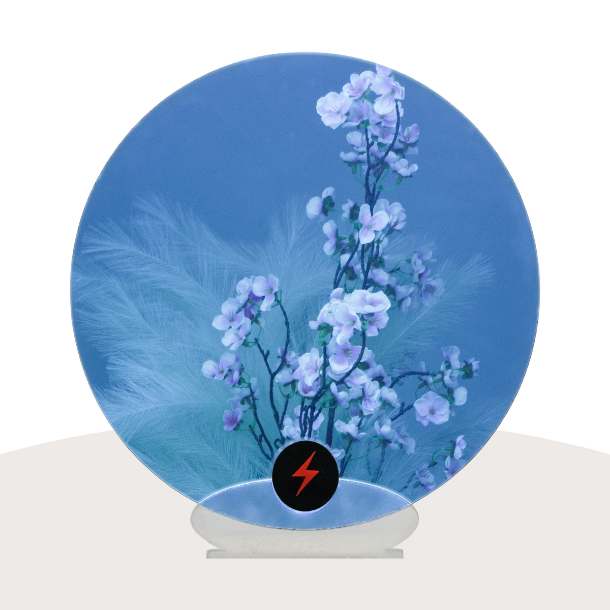 Sky Blue Mirror Acrylic — Front view