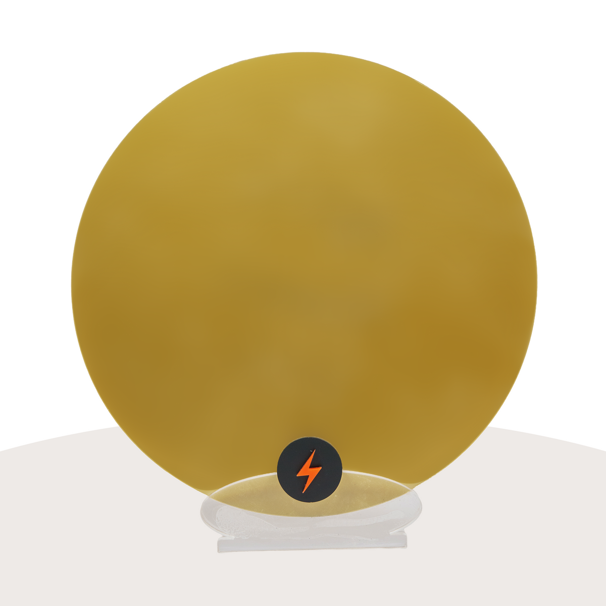 Metalic Gold Acrylic — Front view