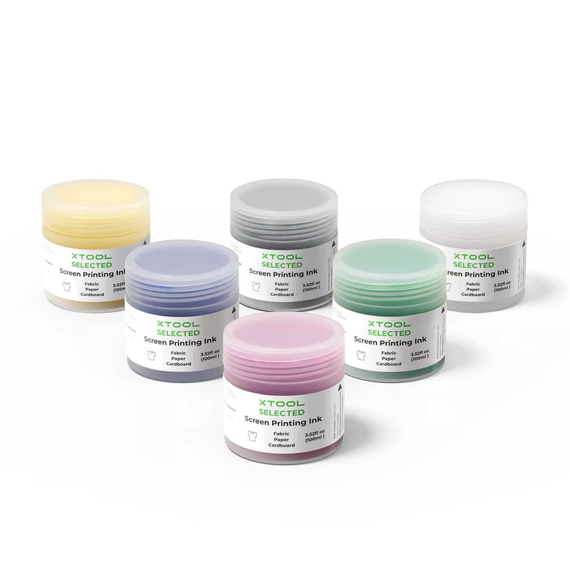 706 Ink Screen Color Standard Screen Printing Ink Set (6 Colors) - 100ml – xTool Aussies ...