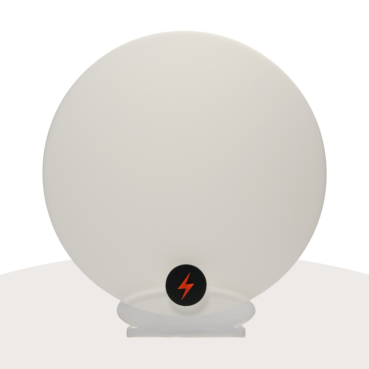 White Gloss Acrylic (Grade 2) — Gloss front view
