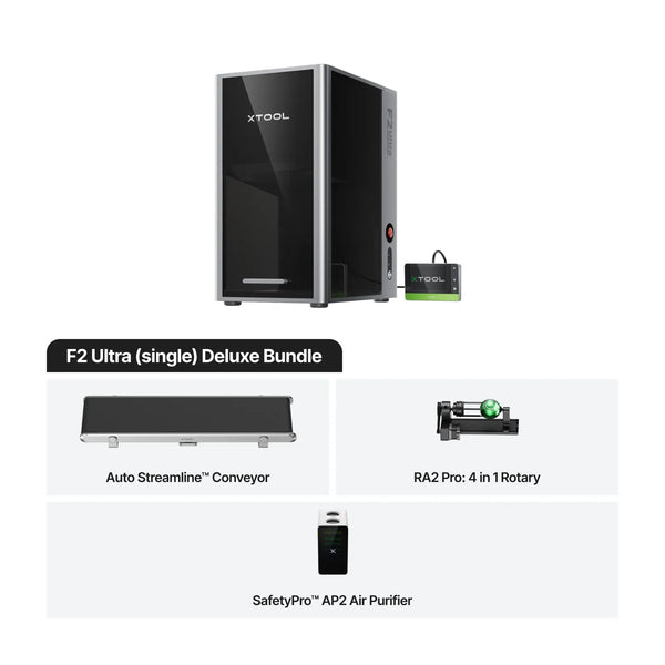 xTool F2 Ultra:  Deluxe Bundle