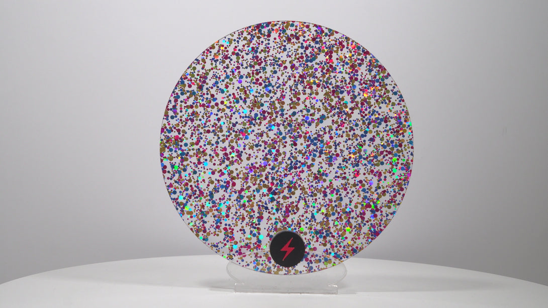 Pink/Gold/Blue Bubble Glitter Acrylic — Product video