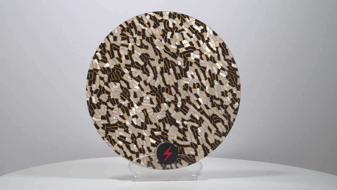 White/Black/Gold Crackle Specialty Acrylic — Product video