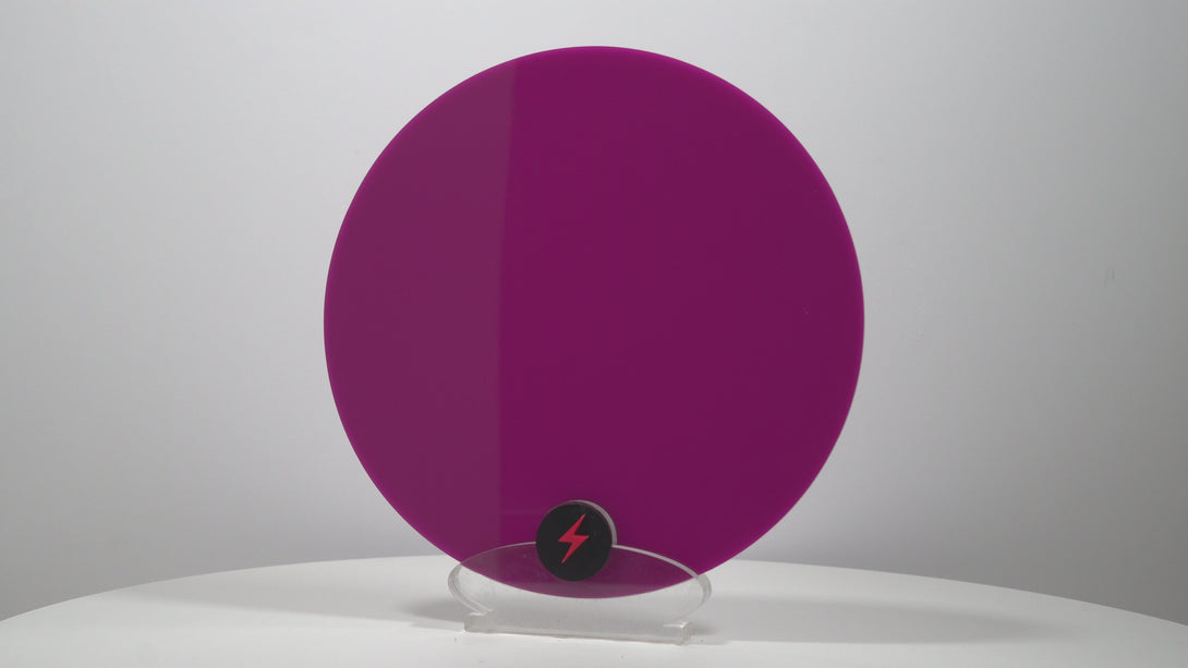 Rich Purple Solid Acrylic — Product video