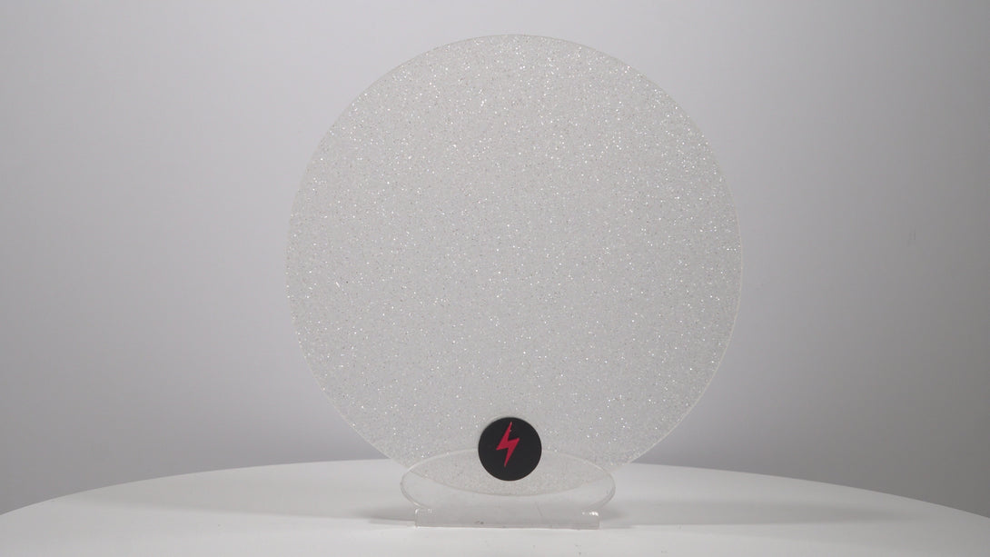 Fairy White Standard Glitter Acrylic — Product video