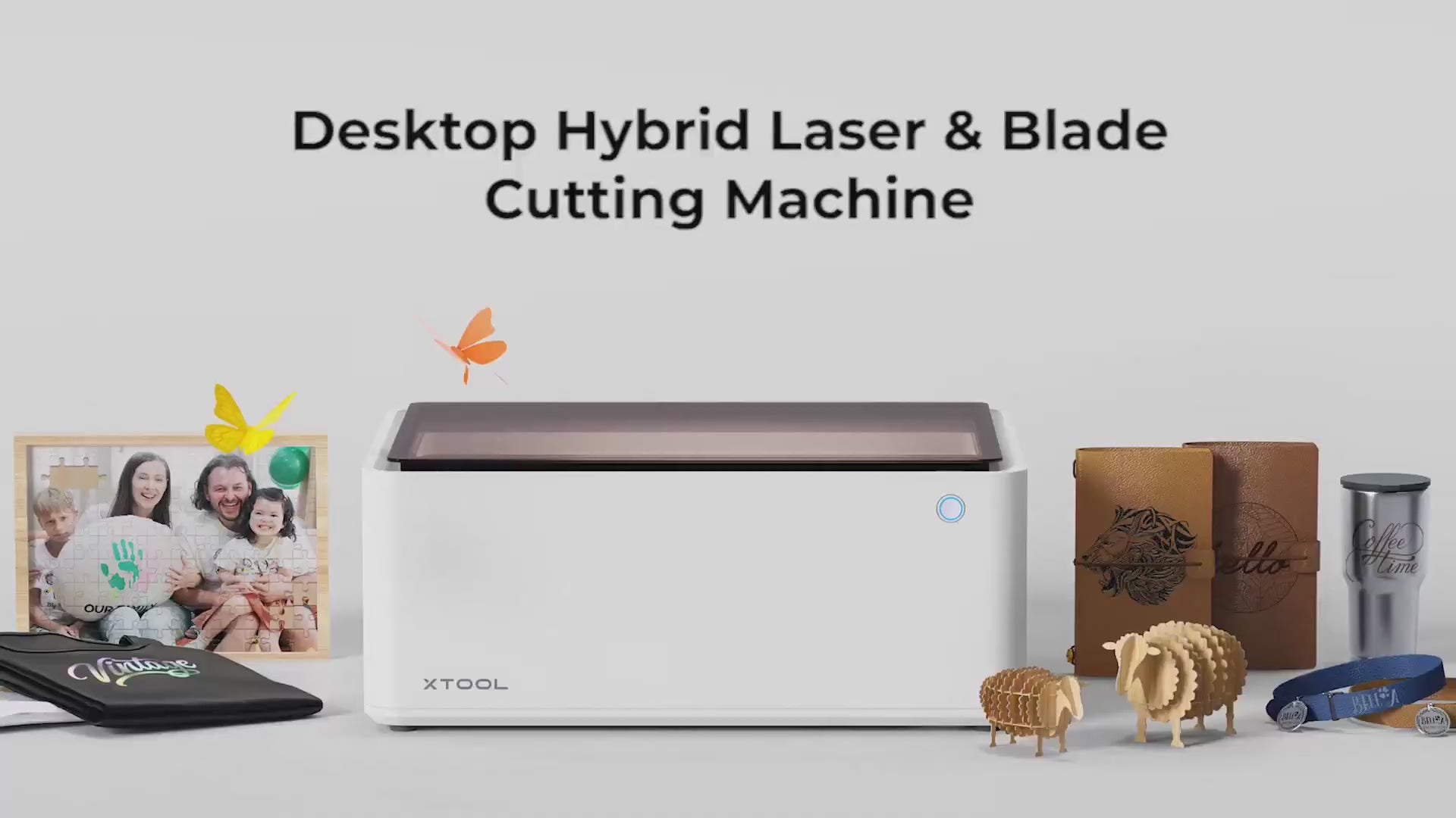 xTool M1: 10W Smart Laser Engraver and Vinyl Cutter