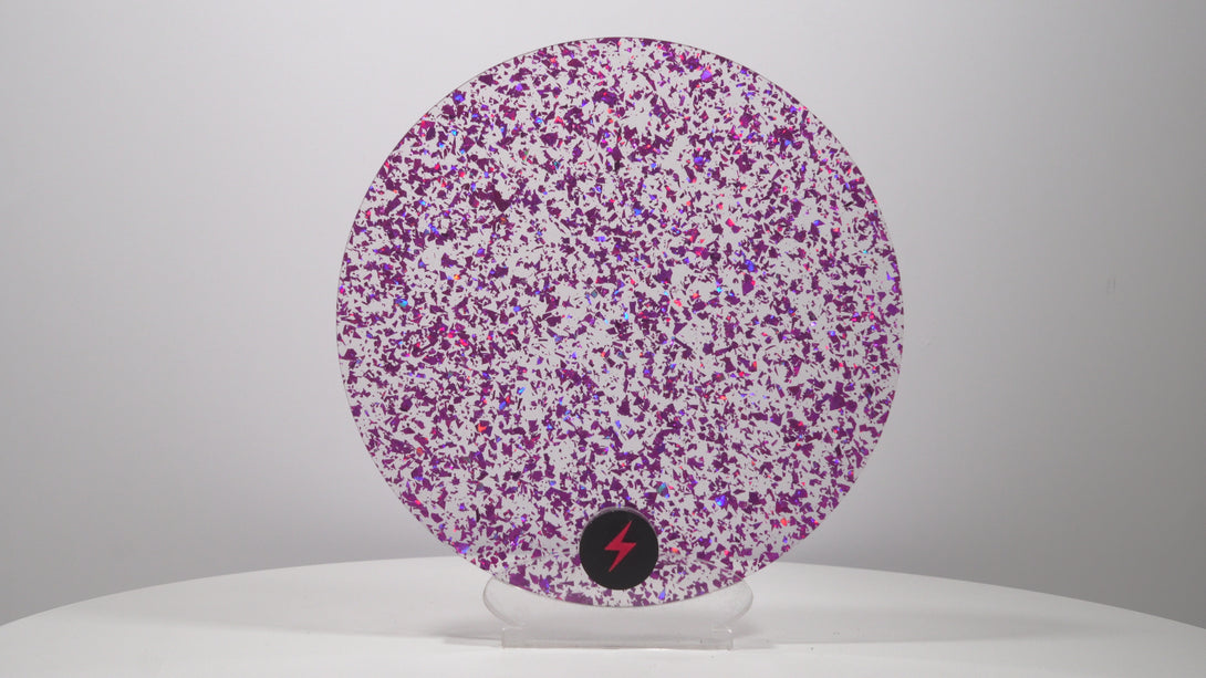 Purple Tinsel Glitter Acrylic — Product video