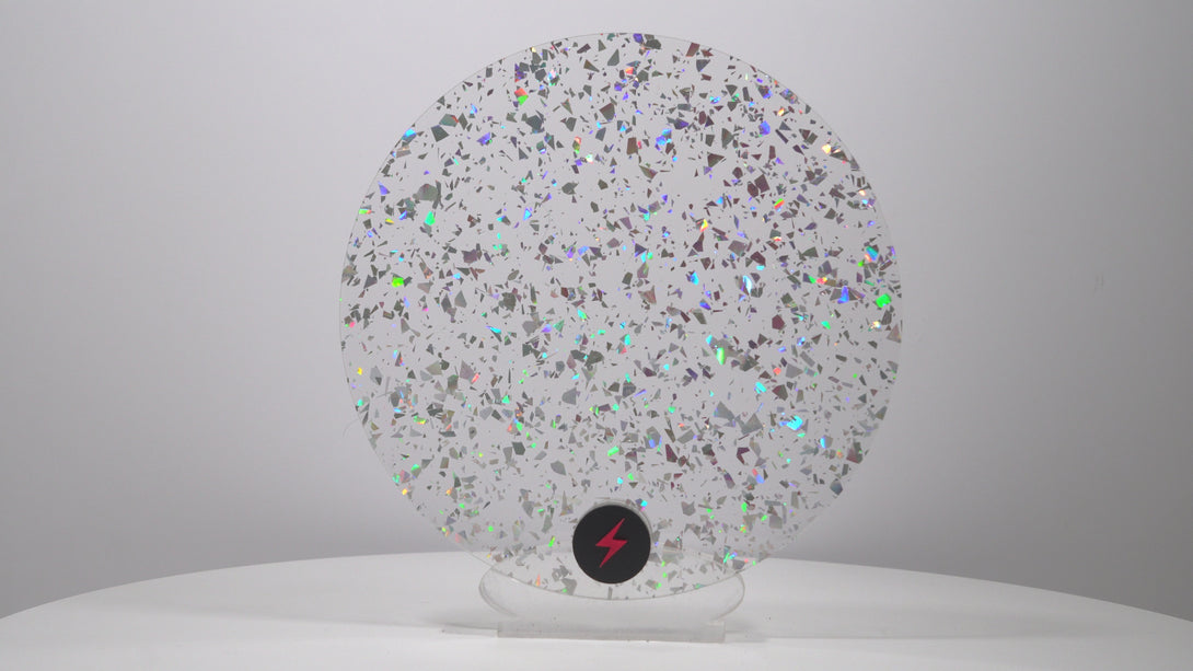 Silver Tinsel Glitter Acrylic — Product video