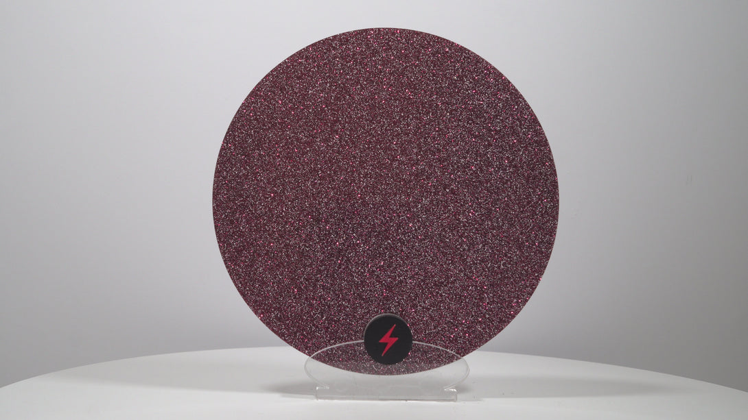 Ruby Red Standard Glitter Acrylic — Product video