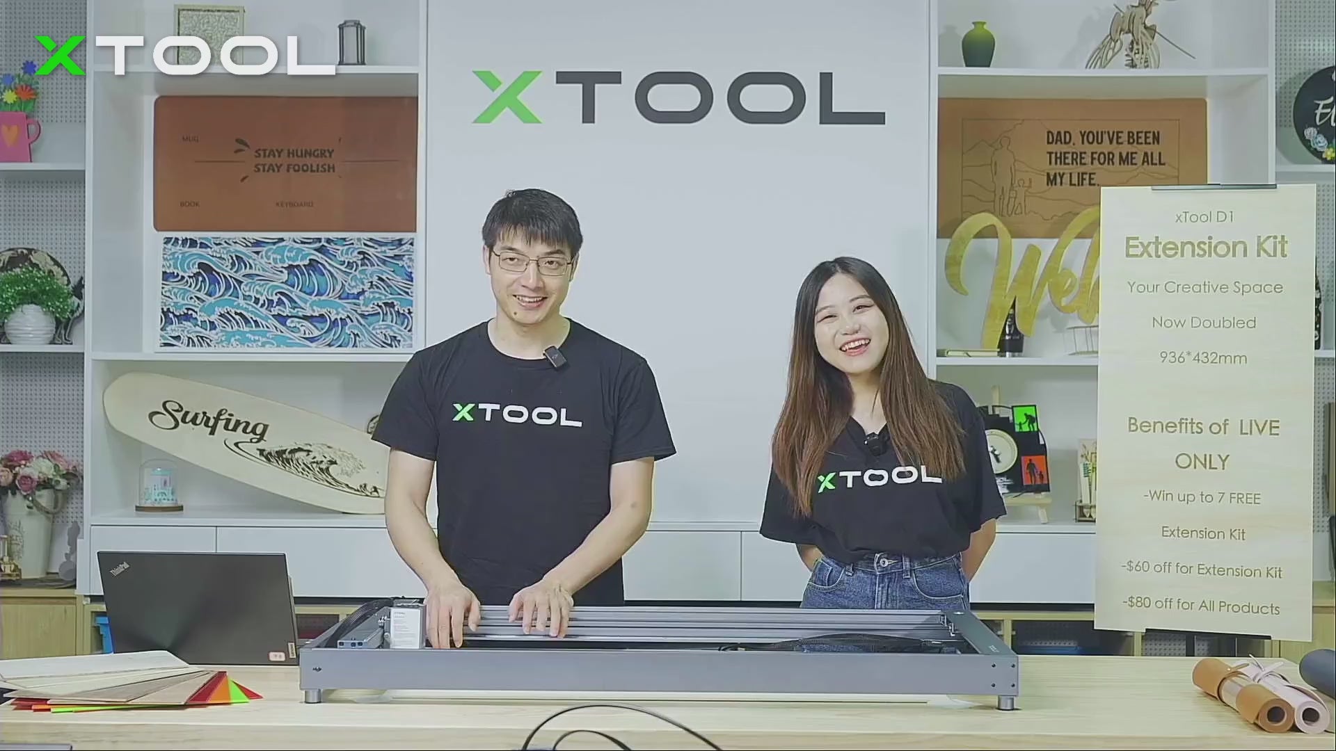 xTool D1 Pro: Extension Kit