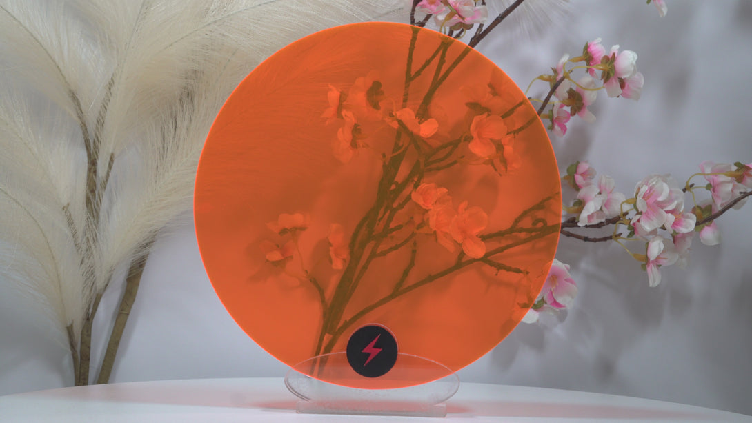 Fluro Orange Transparent Acrylic — Product video