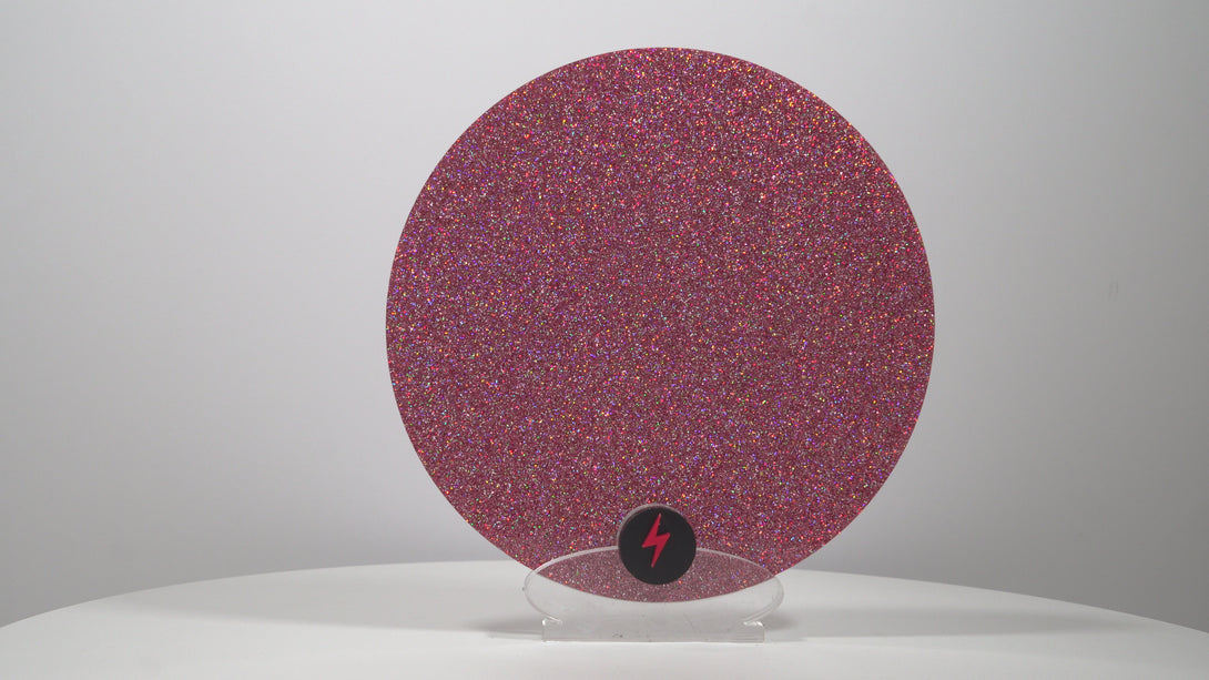 Holographic Rose Standard Glitter Acrylic — Product video