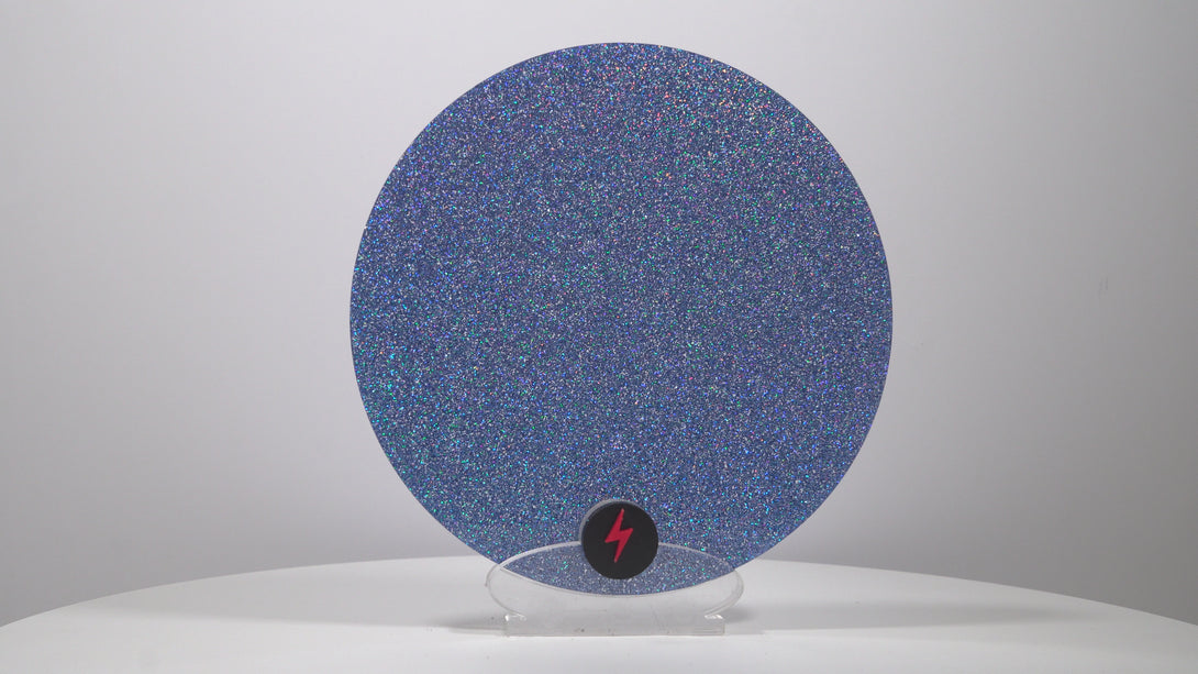 Holographic Blue Standard Glitter Acrylic — Product video