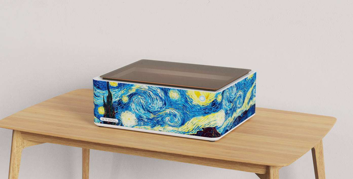 xTool M1: *The Starry Night* Vinyl Wrap