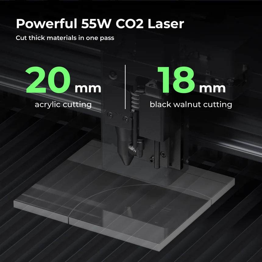 xTool P2: Versatile and Smart Desktop 55W CO2 Laser Cutter - **Back Order - 08/05/24**